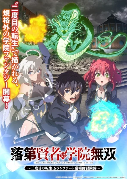 انمي Rakudai Kenja No Gakuin Musou: Nidome No Tensei, S-Rank Cheat Majutsushi Boukenroku الحلقة 7 مترجمة